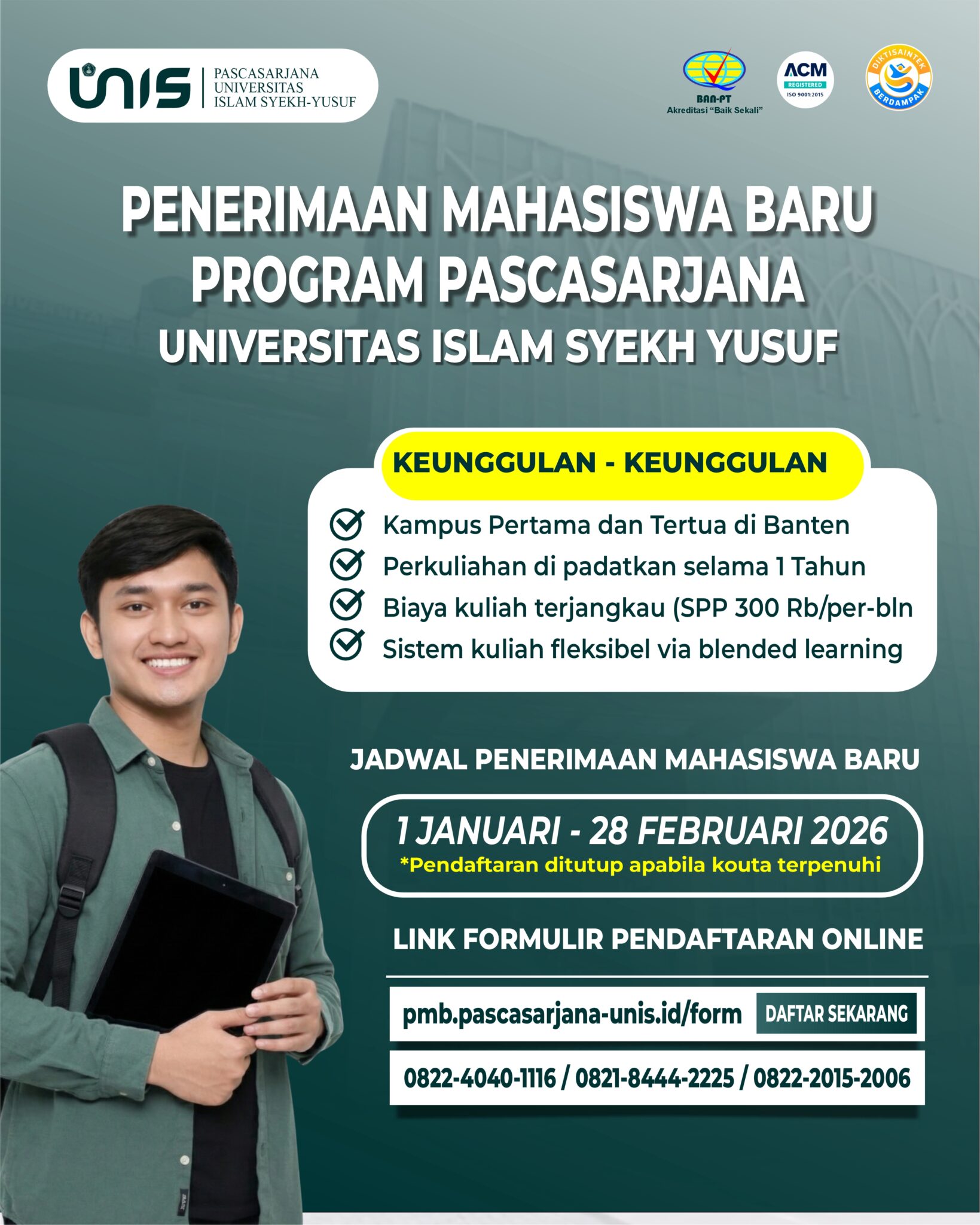 Program Subsidi Beasiswa Parsial S2 UNIS