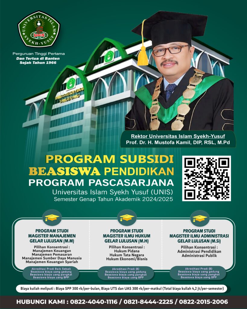 Program Subsidi Beasiswa Parsial S2 UNIS